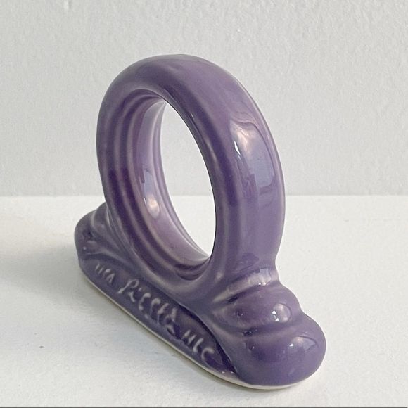 Fiesta Homer Laughlin Retired Limited Edition Color Lilac Napkin Ring 1994-1995 - Picture 4 of 13